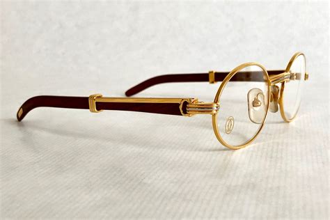 round cartier glasses for cheap|cartier wood frame glasses.